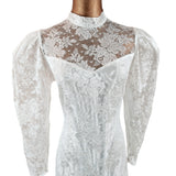 80s Wedding Dress _ Size 6 - Vintage Boutique