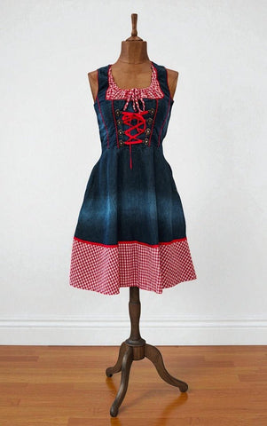 Dirndl Dress _ Size 10 - Vintage Boutique