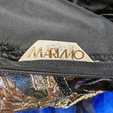 Feathers Metallic Ball Gown_ Size 10 - Vintage Boutique