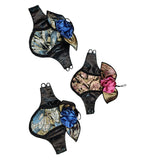 Feathers Metallic Ball Gown_ Size 10 - Vintage Boutique