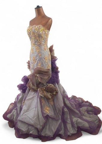 Pre - loved Mermaid Ball Gown _ Size 8/10 - Vintage Boutique