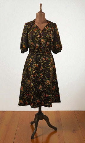 Vintage 60s Day Dress _ Size 18