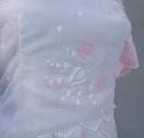 Vintage 70s Boho Wedding Dress _ Size 8 - Vintage Boutique