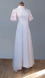 Vintage 70s Boho Wedding Dress _ Size 8 - Vintage Boutique