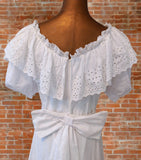 Vintage 70s Cottage Chic Dress _ Size 10 - Vintage Boutique