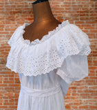 Vintage 70s Cottage Chic Dress _ Size 10 - Vintage Boutique