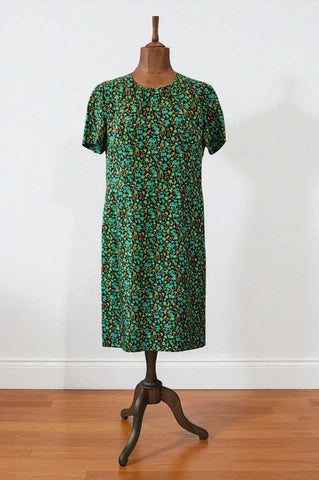 Vintage 70s Day Dress _ Size 16