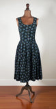 Vintage 70s Dirndl Dress _ Size 12/14 - Vintage Boutique
