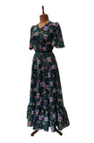 Vintage 70s Maxi Dress _ Size 10 - Vintage Boutique