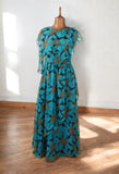 Vintage 70s Maxi Dress _ Size 12 - Vintage Boutique