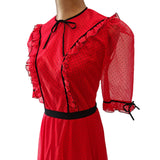 Vintage 70s Maxi Dress _ Size 6 - Vintage Boutique