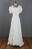 Vintage 70s Wedding Dress _ Size 8 - Vintage Boutique