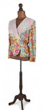 Vintage 80s Blazer Floral _ Size 10/12 - Vintage Boutique