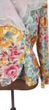 Vintage 80s Blazer Floral _ Size 10/12 - Vintage Boutique