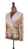 Vintage 80s Blazer Floral _ Size 10/12 - Vintage Boutique