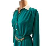 Vintage 80s Day Dress _ Size 12 - Vintage Boutique