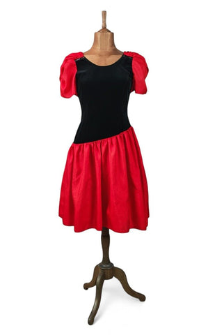 Vintage 80s Party Dress _ Size 10 - Vintage Boutique