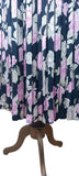 Vintage 80s Skirt Pleated Floral Summer Effortless Classic Floaty Midi UK 10 - Vintage Boutique