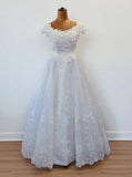 Vintage 90s Wedding Dress _ Size 8 - Vintage Boutique