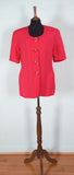Vintage Italian 80s Blazer Jacket _ Size 14 - Vintage Boutique