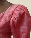 Vintage 90s Bridesmaid Prom Sweetheart Rockabilly Swing Long Raw Silk UK 8/10 - VintageFairy