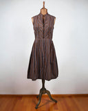 Vintage 70s Dirndl Dress _ Size 14