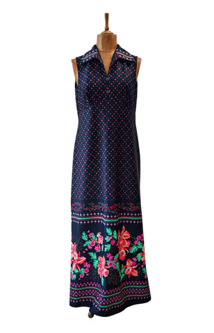 70s Maxi Dress _ Size 16