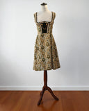 70s Vintage Dirndl Dress _ Size 8 - Vintage Boutique