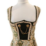 70s Vintage Dirndl Dress _ Size 8 - Vintage Boutique