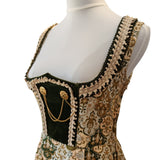 70s Vintage Dirndl Dress _ Size 8 - Vintage Boutique