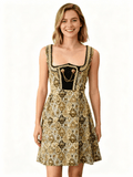 70s Vintage Dirndl Dress _ Size 8 - Vintage Boutique