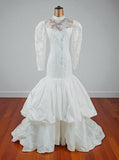 80s Wedding Dress _ Size 6 - Vintage Boutique