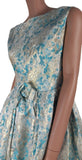 Alice Edwards Genuine Exquisite Vintage 50s Dress Evening Prom Brocade UK 10 - Vintage Boutique