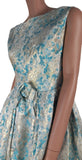Alice Edwards Genuine Exquisite Vintage 50s Dress Evening Prom Brocade UK 10 - Vintage Boutique