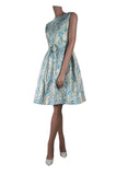 Alice Edwards Genuine Exquisite Vintage 50s Dress Evening Prom Brocade UK 10 - Vintage Boutique