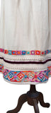 Genuine Vintage 50s Skirt Wool Metallic zip Handmade Country Hippie Boho UK 10 - Vintage Boutique