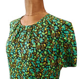 Vintage 70s Day Dress _ Size 16 - Vintage Boutique