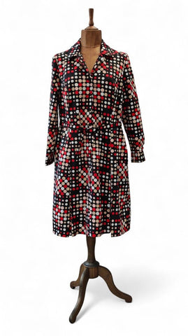 Vintage 70s Day Dress _ Size 20
