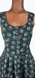 Vintage 70s Dirndl Dress _ Size 12/14 - Vintage Boutique