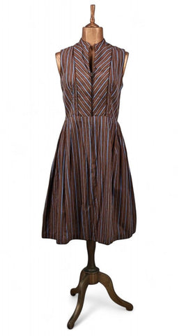 Vintage 70s Dirndl Dress _ Size 14