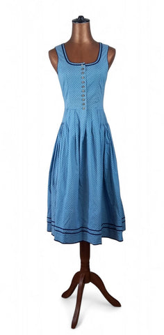 Vintage 70s Dirndl Dress _ Size 6