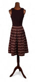 Vintage 70s Dirndl Dress Traditional Bavarian Oktoberfest Country Corset UK 6 - Vintage Boutique