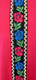 Vintage 70s Dress Long Maxi Hippie Boho Retro Traditional Folk Winter UK 14 - Vintage Boutique