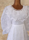 Vintage 70s Lace Wedding Dress _ Size 6 - Vintage Boutique