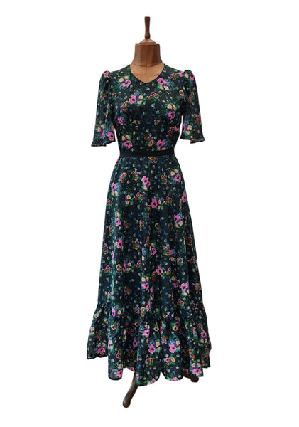 Vintage 70s Maxi Dress _ Size 10 - Vintage Boutique