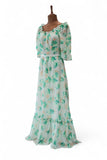 Vintage 70s Maxi Dress _ Size 10 - Vintage Boutique