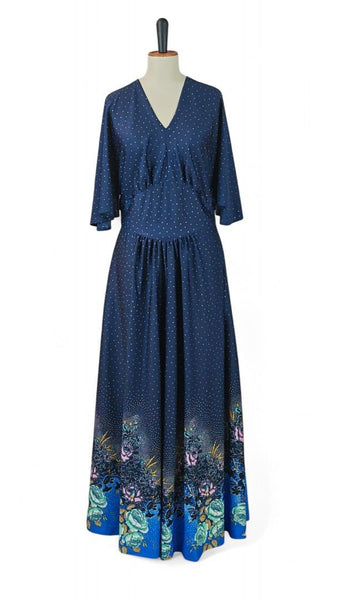 Vintage 70s Maxi Dress _ Size 14 - Vintage Boutique