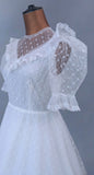 Vintage 70s Wedding Dress Boho - Size 8 - Vintage Boutique