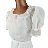 Vintage 70s Wedding Dress _ Size 8 - Vintage Boutique