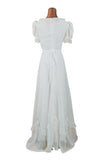 Vintage 70s Wedding Dress _ Size 8 - Vintage Boutique